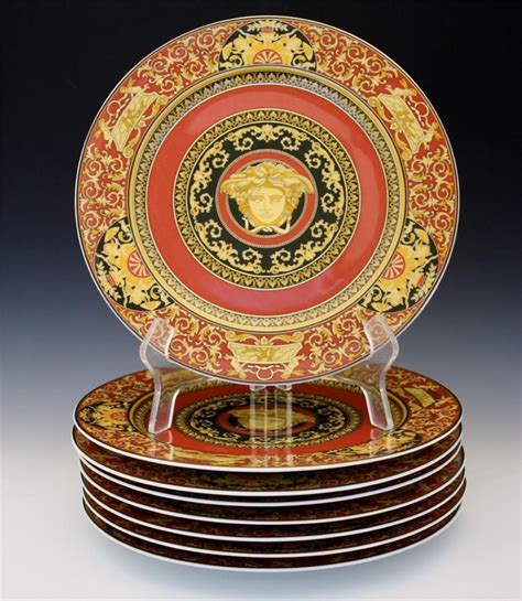 versace plate set replica|versace table cloth.